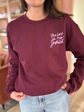 Load image into Gallery viewer, the Lord is my shepherd maroon pullover