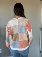 Load image into Gallery viewer, multi check cardigan
