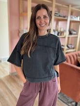 Load image into Gallery viewer, free spirit burgundy barrel sweats