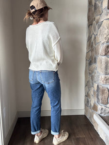 judy blue mid rise vintage wash boyfriend jean