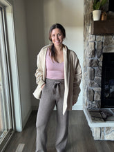 Load image into Gallery viewer, natural french terry oversized cardigan