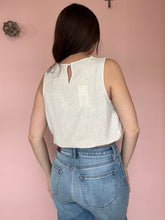 Load image into Gallery viewer, oat sugarloaf elastic hem tank