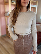 Load image into Gallery viewer, kylie stone ribbed tee