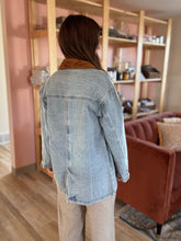 Load image into Gallery viewer, denim corduroy barn jacket