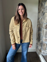 Load image into Gallery viewer, tea oversized denim jacket