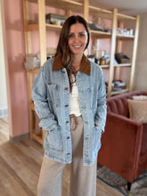 Load image into Gallery viewer, denim corduroy barn jacket