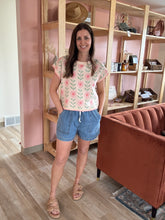 Load image into Gallery viewer, soft pink floral top