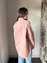 Load image into Gallery viewer, mauve denim jacket