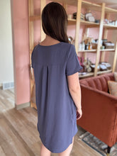 Load image into Gallery viewer, dusty lavender lightweight shift dress