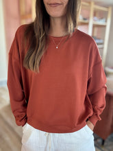 Load image into Gallery viewer, scout rust scuba sweatshirt