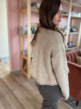 Load image into Gallery viewer, khaki button down cardigan