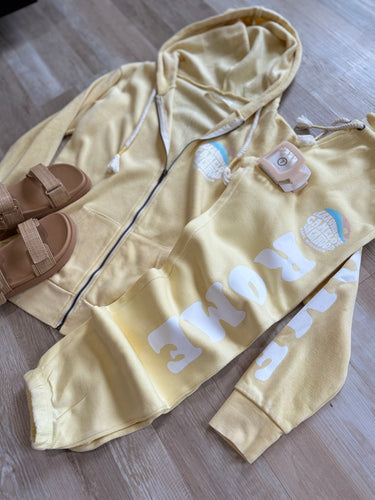 rome burnout zip hoodie | 3 colors