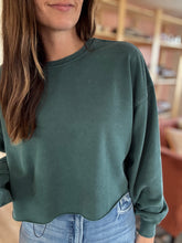 Load image into Gallery viewer, holly fleece cropped sweatshirt