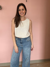Load image into Gallery viewer, oat sugarloaf elastic hem tank