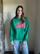 Load image into Gallery viewer, merry green university sweatshirt