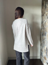 Load image into Gallery viewer, oatmeal oversized tunic sweater