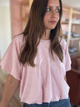 Load image into Gallery viewer, pink petal soft bubble top