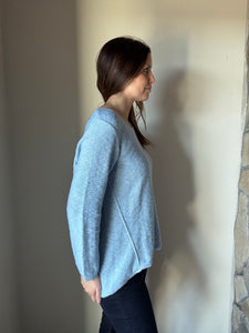 sky classic cotton scoop sweater