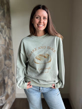 Load image into Gallery viewer, wake + bake sourdough sweatshirt