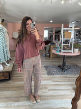 Load image into Gallery viewer, terracotta notched pullover