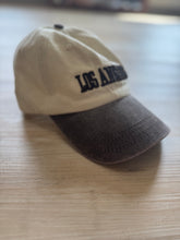 Load image into Gallery viewer, los angeles brown + cream baseball hat