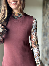 Load image into Gallery viewer, fall floral black mesh long sleeve top
