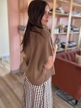 Load image into Gallery viewer, elle camel sweater top