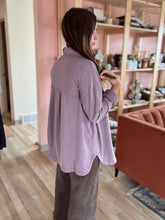Load image into Gallery viewer, mel lavender mineral washed button down