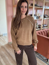 Load image into Gallery viewer, dani soft double knit caramel sweater