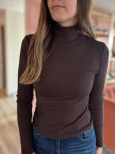 Load image into Gallery viewer, coffee bean ribbed turtleneck