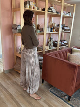 Load image into Gallery viewer, portia mocha dot harem pant