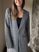 Load image into Gallery viewer, charcoal coatigan