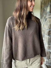 Load image into Gallery viewer, brown mock neck sweater
