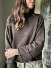 Load image into Gallery viewer, brown mock neck sweater