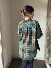 Load image into Gallery viewer, green camp flannel