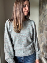 Load image into Gallery viewer, blue space dyed sweater