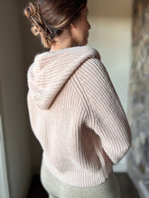 Load image into Gallery viewer, blush zip-up hooded sweater