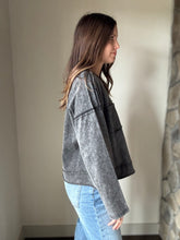 Load image into Gallery viewer, black mineral washed top