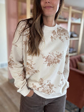 Load image into Gallery viewer, fall floral toile sweatshirt