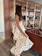 Load image into Gallery viewer, poppy floral tiered dress
