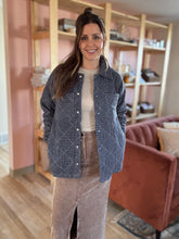 Load image into Gallery viewer, coffee corduroy midi skirt