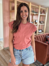 Load image into Gallery viewer, button fly light denim shorts