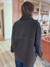 Load image into Gallery viewer, espresso evening chore oversized jacket
