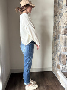 judy blue mid rise vintage wash boyfriend jean