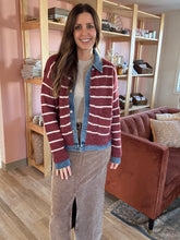 Load image into Gallery viewer, coffee corduroy midi skirt