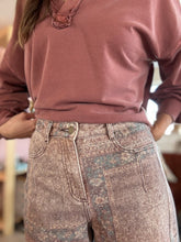 Load image into Gallery viewer, vintage tile barrel pants