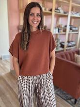 Load image into Gallery viewer, portia mocha dot harem pant