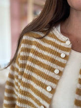 Load image into Gallery viewer, goldie girl striped cardigan