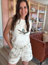Load image into Gallery viewer, watercolor mallard shorts