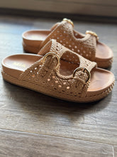 Load image into Gallery viewer, sun-kissed woven slides